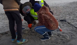 Van op het strand zoeken naar achter de pc digitaal speuren.